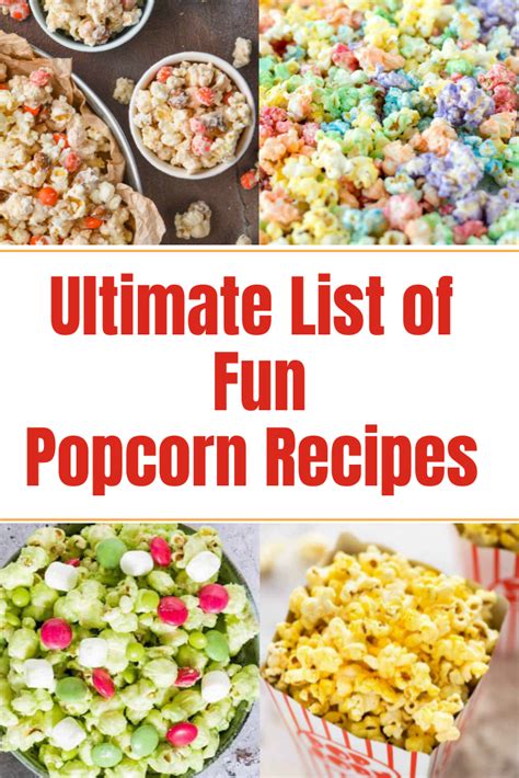 21 Fun Popcorn Recipes to Make with Kids | snacks for kids