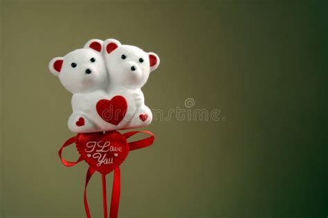 Teddy Bear Couple , Love, Valentine Day Greeting Stock Photo - Image of ...