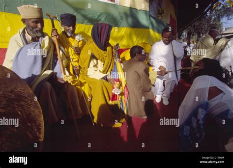 Gondar, the celebration of Timkat (Epiphany) Ethiopia,Africa Stock ...