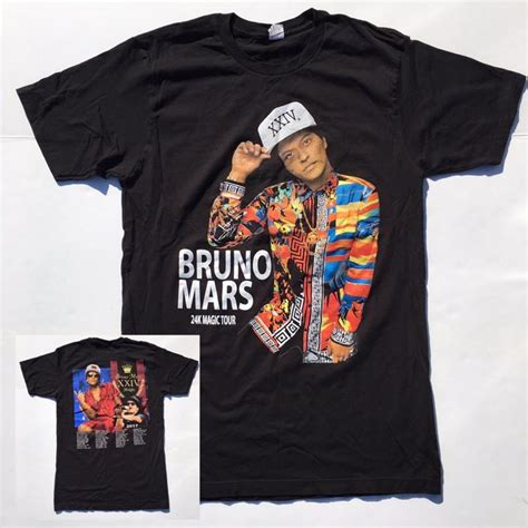 Pin on bruno mars tshirt