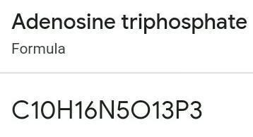 What is the formula of Triphosphate - Brainly.in