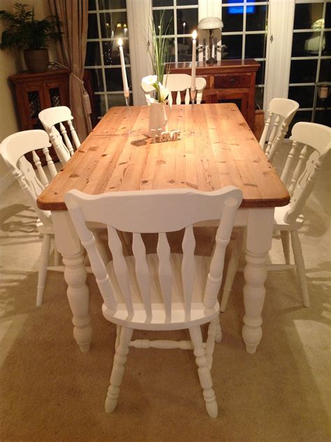 White Farmhouse Table Set | Wallpaper Site