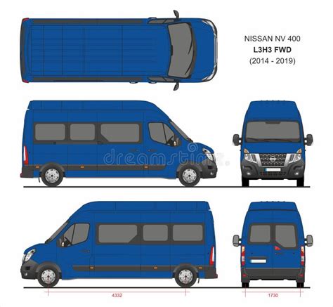 Nissan NV400 Passenger Van L3H3 FWD 2014-2019 Editorial Photography - Illustration of vehicle ...