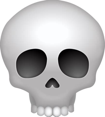 Skull Emoji Png Apple Hd High Resolution