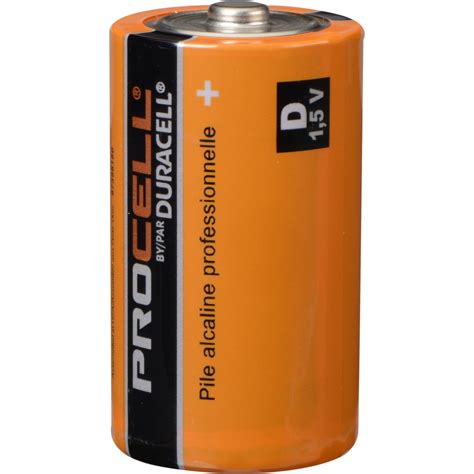 Duracell Industrial D Batteries (Procell) 1.5V (Pack of 10) - MK ...