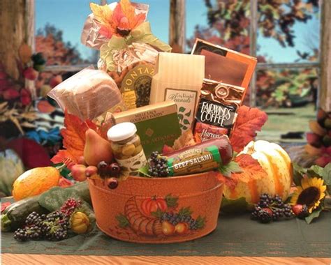 Fall Festival The Fall Festival gift basket arrives in a 9 inch Harvest ...