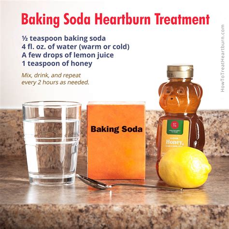 How To Use Baking Soda For Heartburn Relief With Recipes | Acid reflux ...