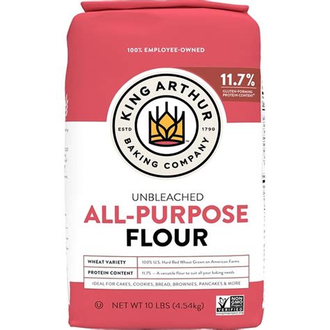 King Arthur Baking All-Purpose Flour, Unbleached (10 lb) - Instacart