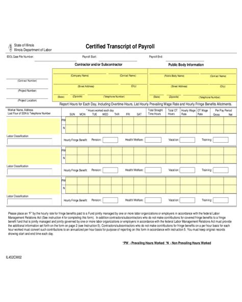 2024 Certified Payroll Form - Fillable, Printable PDF & Forms | Handypdf