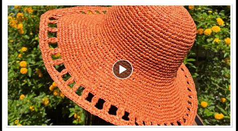 Making a straw hat. - Crochet videos - Nyheder