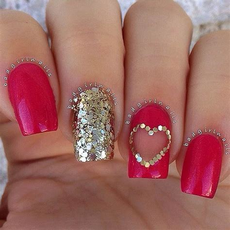 35 Cute Valentine's Day Nail Art Designs - StayGlam