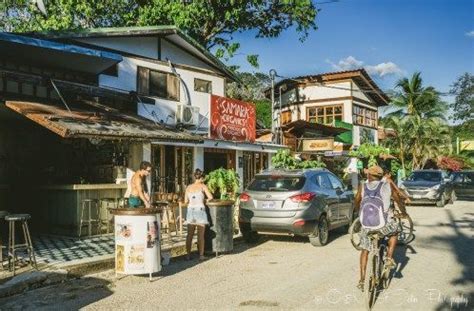 Village of Samara in the Guanacaste district of Costa Rica. Come here for some shopping, food ...