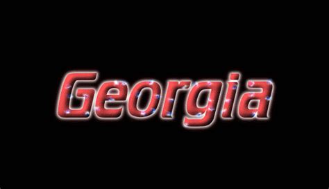 Georgia Logo | Free Name Design Tool from Flaming Text