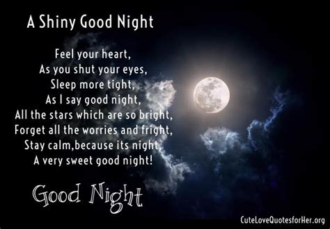 Sweet Good Night Poems