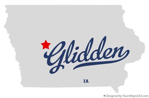 Map of Glidden, IA, Iowa