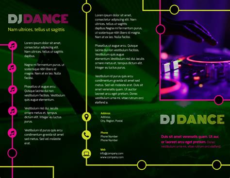 My DJ Profile Brochure Template | MyCreativeShop