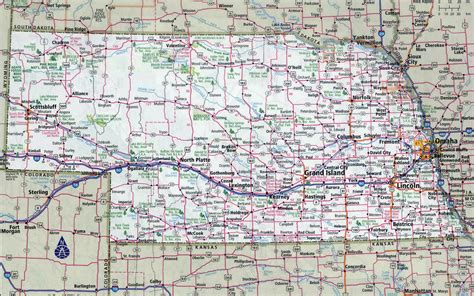 Nebraska Road Closure Map