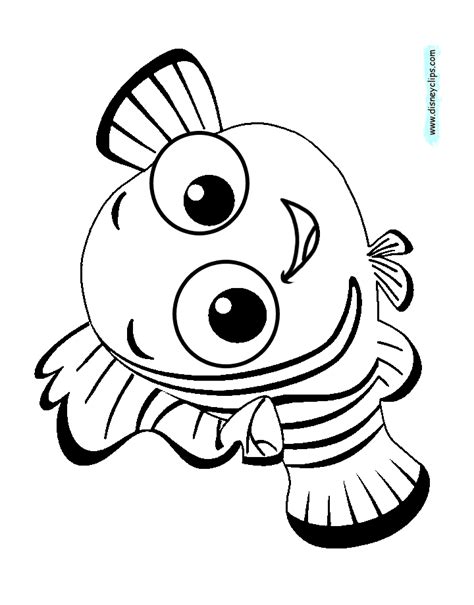 Printable Finding Nemo Coloring Pages