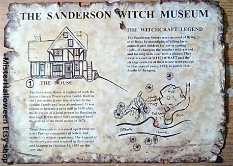 Hocus Pocus Witch Museum sign | Sanderson sisters, Witch, Sanderson sisters hocus pocus