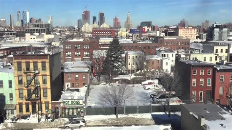 Snow - Carroll Gardens & Park Slope - F-line View - New York (1-24-16 ...