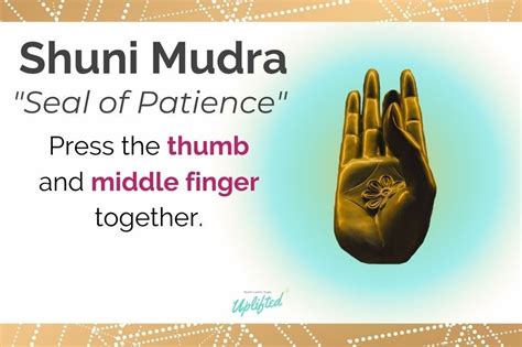 Shuni Mudra: The Seal of Patience – Brett Larkin Yoga | Mudras, Plexus ...