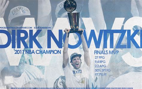 Dirk Nowitzki of Dallas 2011 NBA Finals MVP Stats Widescreen Wallpaper ...