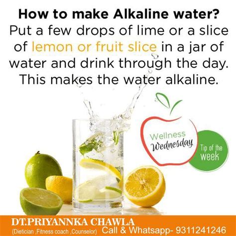 Alkaline water is water with a higher pH level than normal drinking water. Make your own at home ...