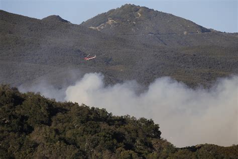 Fire spreads in Santa Barbara County, prompting mandatory evacuations ...