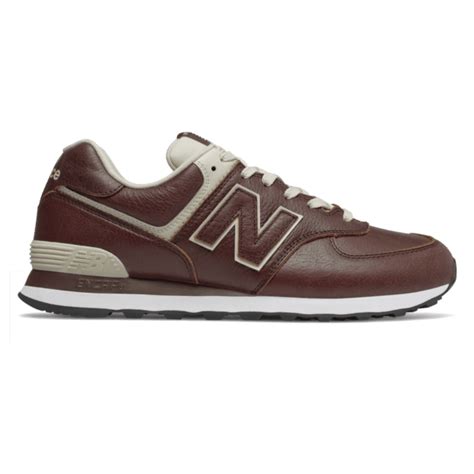 New Balance 574 Leather Dark Brown ML574LPB