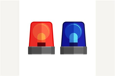 Ambulance Lights Isolated. | Illustrator Graphics ~ Creative Market