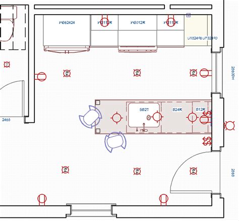 Lighting Plans Layout, Kitchen Lighting Layout, Recessed Lighting ...