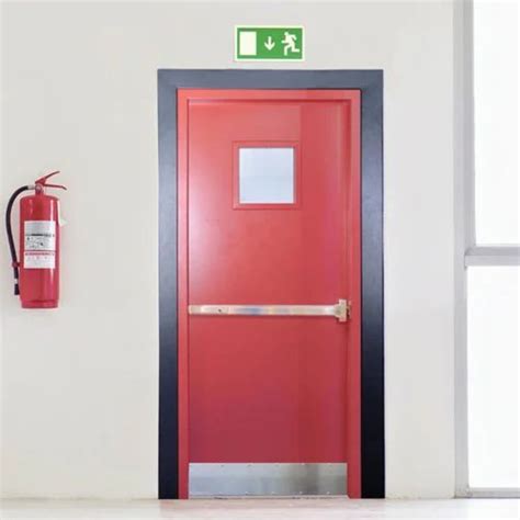 GI Fire Proof Emergency Exit Door, Powder Coated at Rs 14000/piece in ...