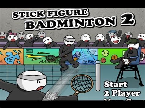 Stick Figure Badminton 2-Walkthrough - YouTube