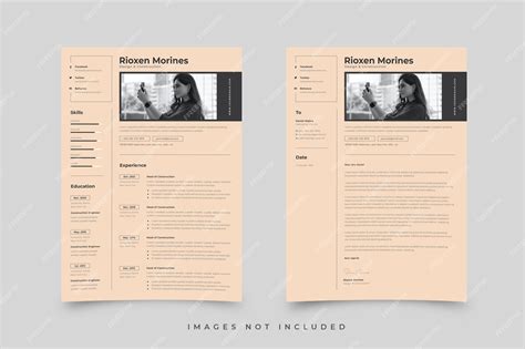 Premium Vector | Resume Template