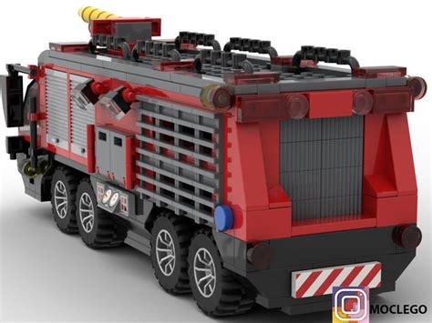 Airport fire engine | Lego fire, Lego truck, Lego cars