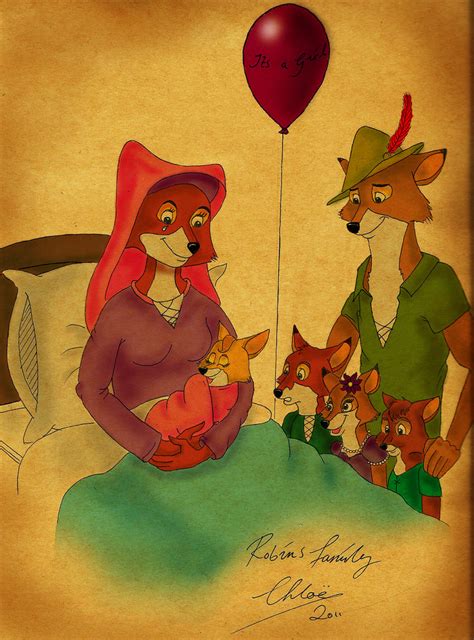 Disney's Robin Hood Family by ChloeMonster on DeviantArt