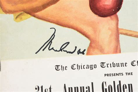 Lot Detail - MARCH 5, 1958 MUHAMMAD ALI SIGNED GOLDEN GLOVES FINALS ...