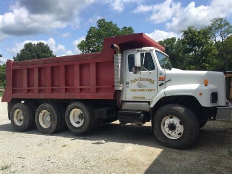 no issues 1997 International 2674 tri axle dump truck for sale