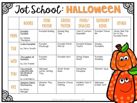 Tot School: Halloween - Mrs. Plemons' Kindergarten