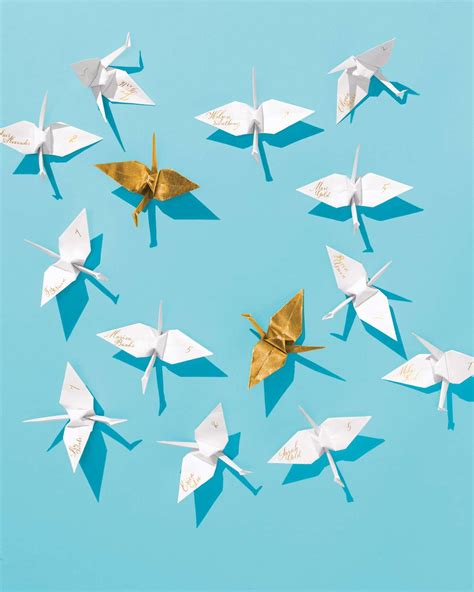 How to Make An Origami Crane for Your Wedding | Martha Stewart