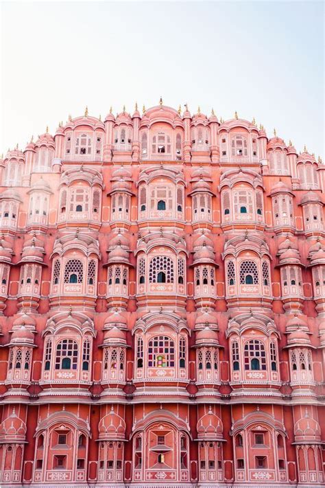 Hawa Mahal, an entirely pink building in Jaipur, India | Cheap places to travel, Places to ...