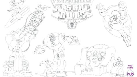 50+ Rescue Bots Coloring Pages Printable