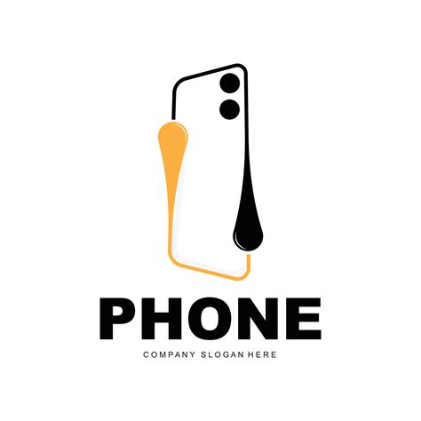 Smartphone Logo, Communication Electronics Vector, Modern Phone Design ...