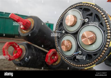 Submarine cable cross section hi-res stock photography and images - Alamy