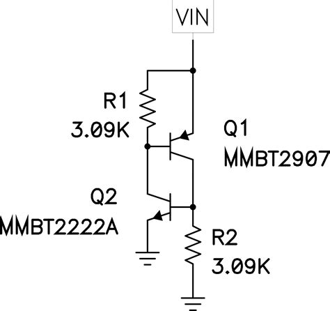 Transistor Latch Circuit Schematic