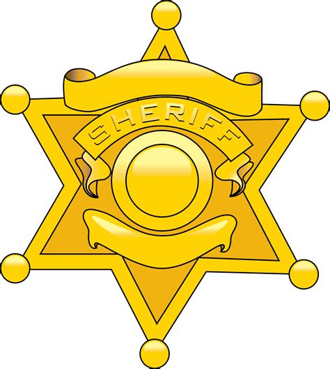 Sheriff badge PNG