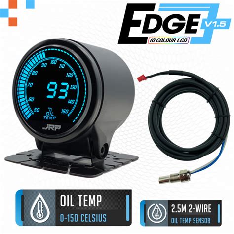 Oil Temp Gauge Kit 52mm Digital 150c :: JRP Edge :: 10-Colour