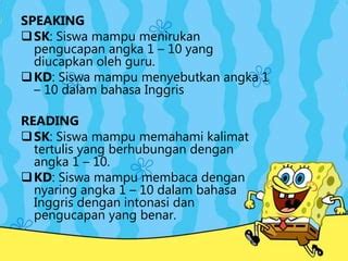 Numbers ( Angka Dalam Bahasa Inggris ) | PPT