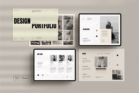 CANVA | Design Portfolio Template | Brochure Templates ~ Creative Market