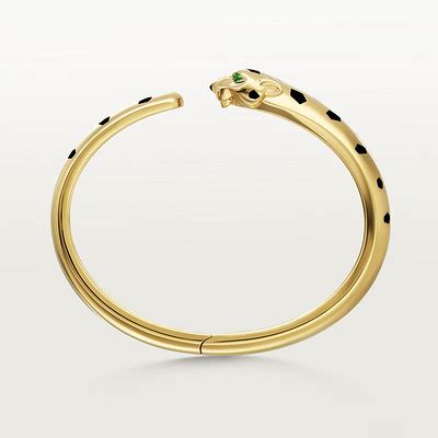 CRN6715217 - Panthère de Cartier bracelet - Yellow gold, tsavorite ...